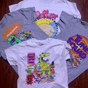 90s Cartoon Graphic Tshirt Bundle